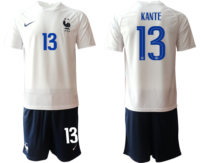 Men 2021 France away #13 soccer jerseys